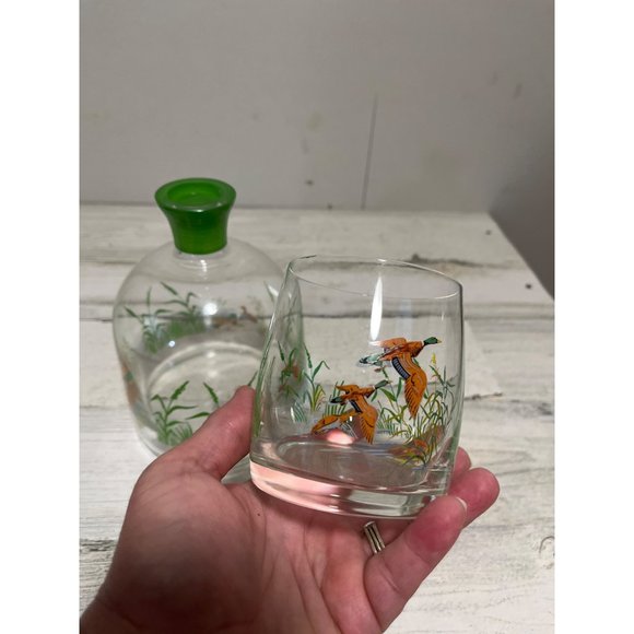 Glass decanter with glass - Picture 5 of 10